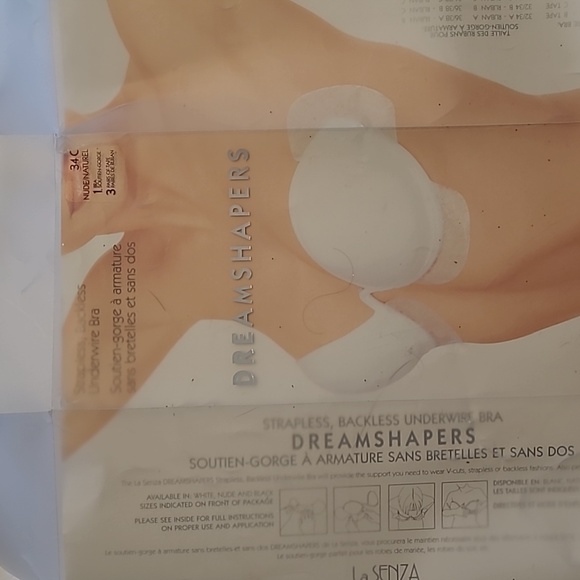 2 for $25  Strapless backless underwire bra 34 B/C - Picture 5 of 7